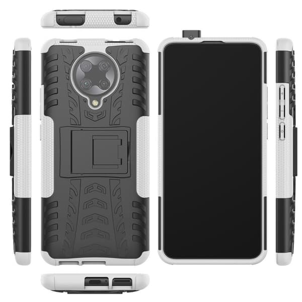 Offroad Etui Xiaomi Poco F2 Pro / Redmi K30 Pro - Hvid White