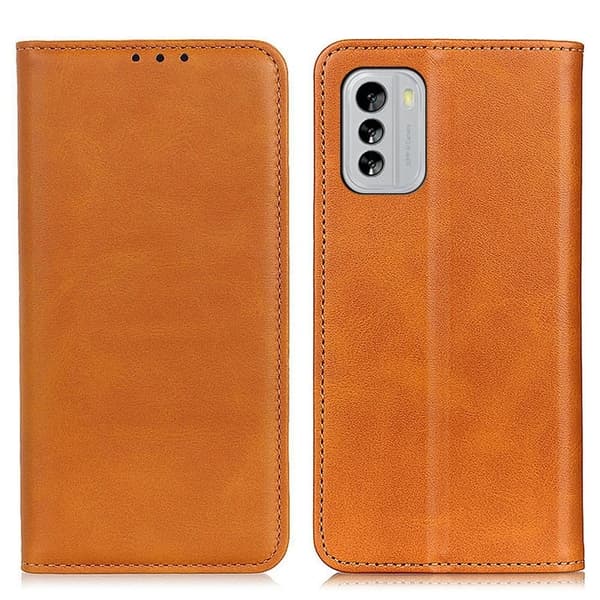 Äkta läder Nokia G60 fodral - Brun Brun