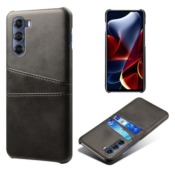 Dual Card Suojakotelo Motorola Edge S30 - Musta Black