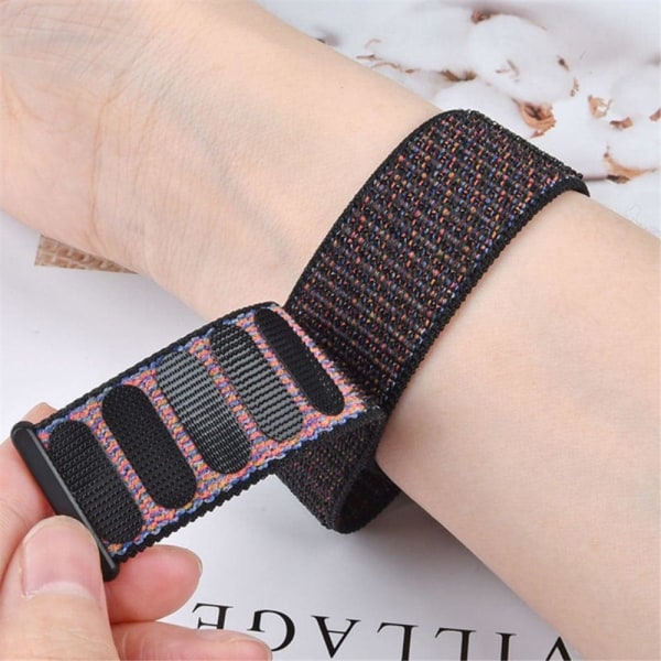 Amazfit GTR 47mm / Pace nylon woven replacement watch strap - Sm Lila