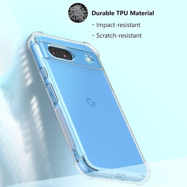 Lux-case-turvatyyny kuori Google Pixel 8A Transparent