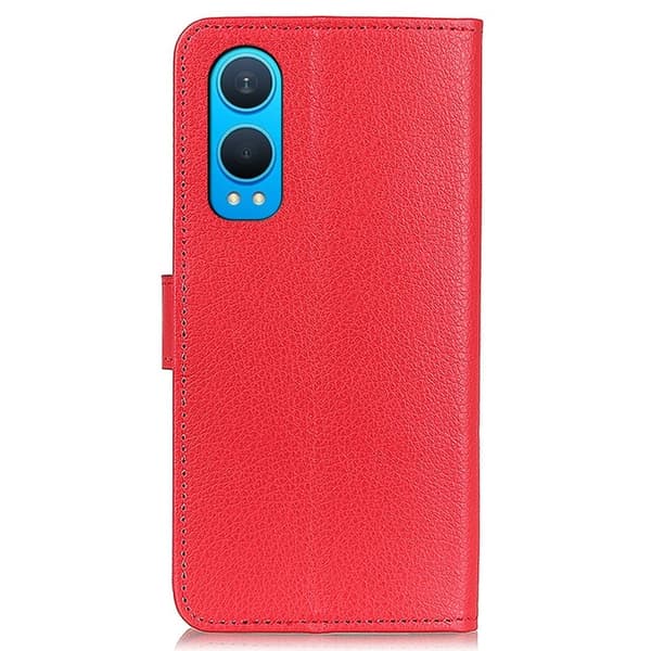 Klassisk OnePlus Nord CE4 Lite / Oppo K12x flip etui - Rød Red