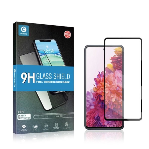 MOCOLO HD Samsung Galaxy S20 FE 2022 / Samsung Galaxy S20 FE 5G / Samsung Galaxy S20 FE skærmbeskytter i hærdet glas - Sort Udgave Transparent