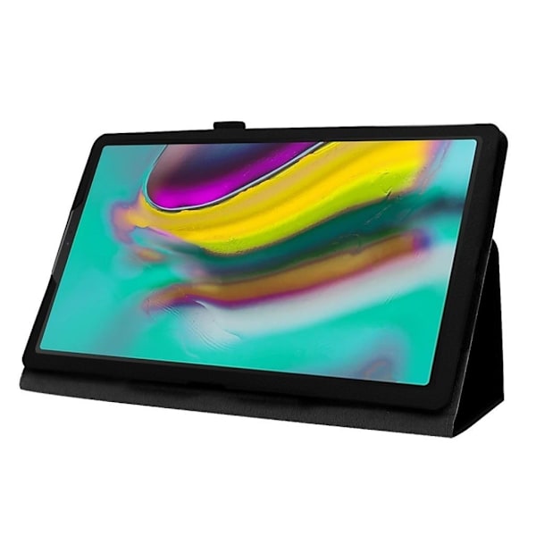 Samsung Galaxy Tab A 10.1 (2019) litchi lædercover - sort Black
