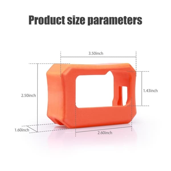GoPro Hero 9 EVA vattentätt skydd Orange