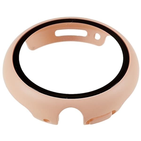 Google Pixel Watch protective cover with tempered glass - Pink Rosa