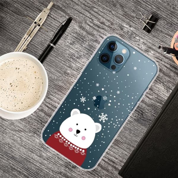 Joulu iPhone 13 Pro Max tapauksessa - Jääkarhu Multicolor
