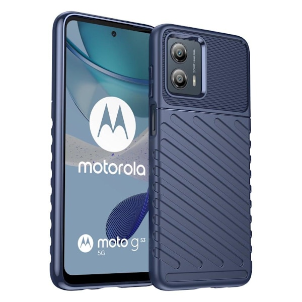 Thunder Motorola Moto G53 skal - Blå Blå
