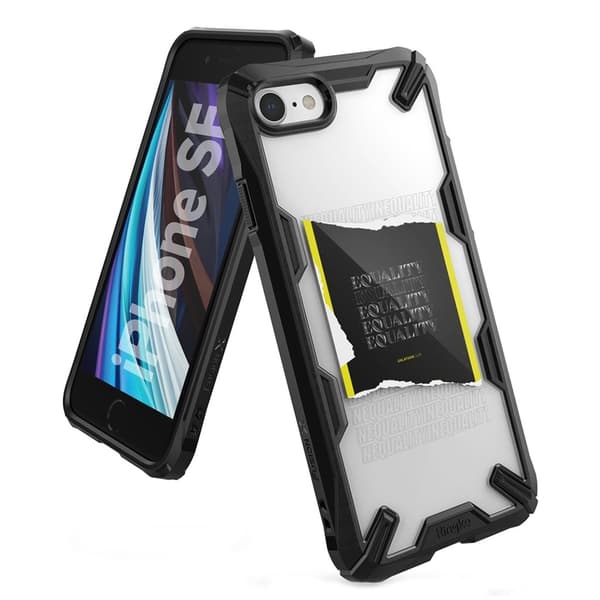 Ringke FUSION X DESIGN - iPhone SE 2020 / 8 / 7 - Lighed Black