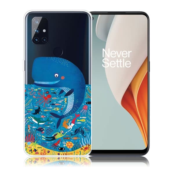 Deco OnePlus Nord N100 skal - Haj Blå