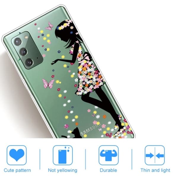Deco Samsung Galaxy Note 20 kotelot - Kaunis Tyttö Multicolor