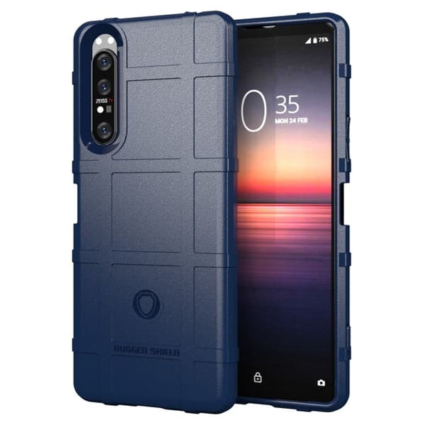 Rugged Shield Sony Xperia 1 II deksel - Blå Blue
