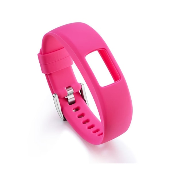 Garmin VivoFit 4 klockarmband träningsklocka i silikon elastiskt mjuk -Rosenröd längd 23cm Rosa