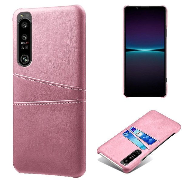 Sony Xperia 1 IV skal med korthållare - Rosa Rosa