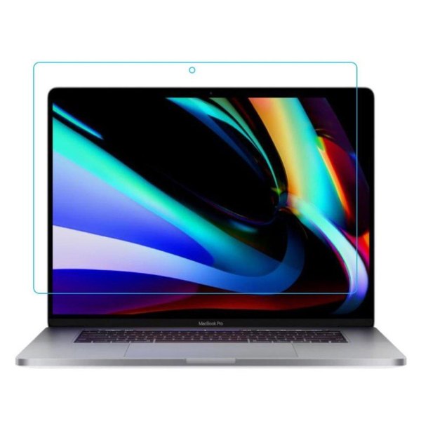 MacBook Pro 16 (2019-) arc edge tempered glass screen protector Transparent
