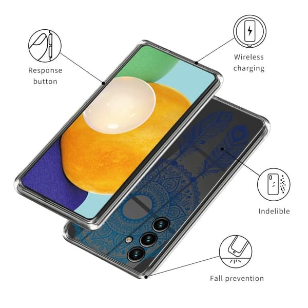 Deco Samsung Galaxy A55 deksel - Drømmefanger Blue