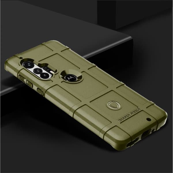 Rugged Shield Cover - Motorola Edge Plus - Militærgrøn Green