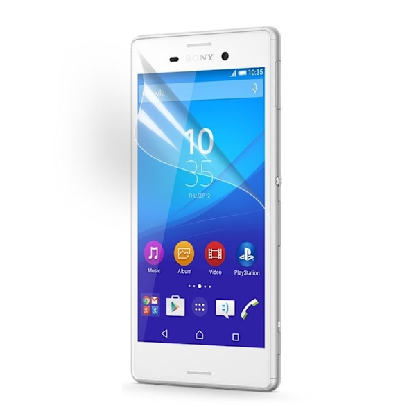 Displayskydd till Sony Xperia M4 Aqua - 5 st. Transparent