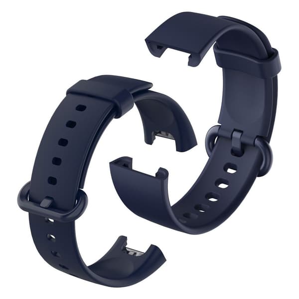 Xiaomi Mi Watch Lite / Redmi Watch durable silicone watch band - Dark Blue Blå