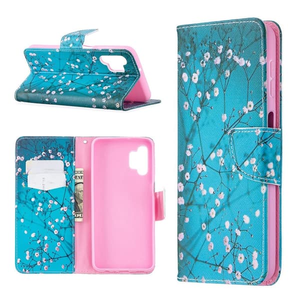 Wonderland Samsung Galaxy A32 5G flip kuoret - Wintersweet Blue