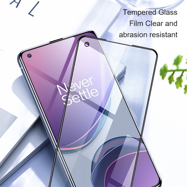 2 stk AMORUS ekstra stærk skærmbeskyttelse af glas til OnePlus Nord 2 5G Transparent