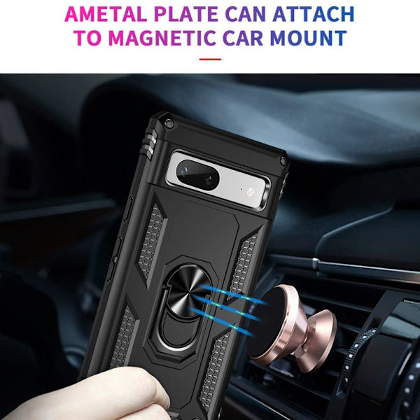 Bofink Combat Google Pixel 7a Suojakotelo - Musta Black