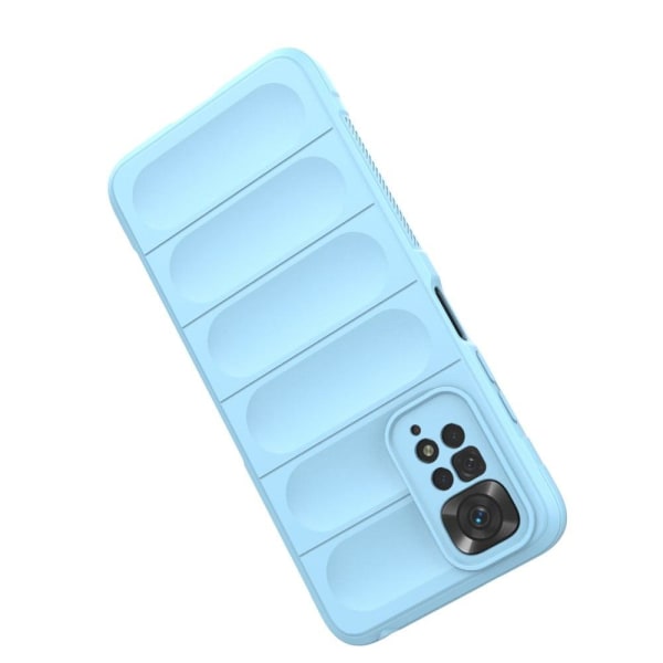 Blødt grebsformet cover til Xiaomi Redmi Note 11S / Xiaomi Redmi Note 11 - Blå Blue