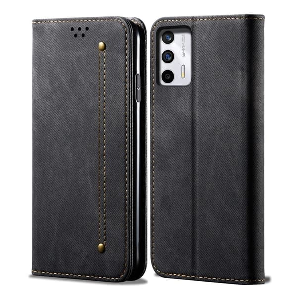 Jeans Realme Gt2 / Gt Neo2t Flip Etui - Sort Black