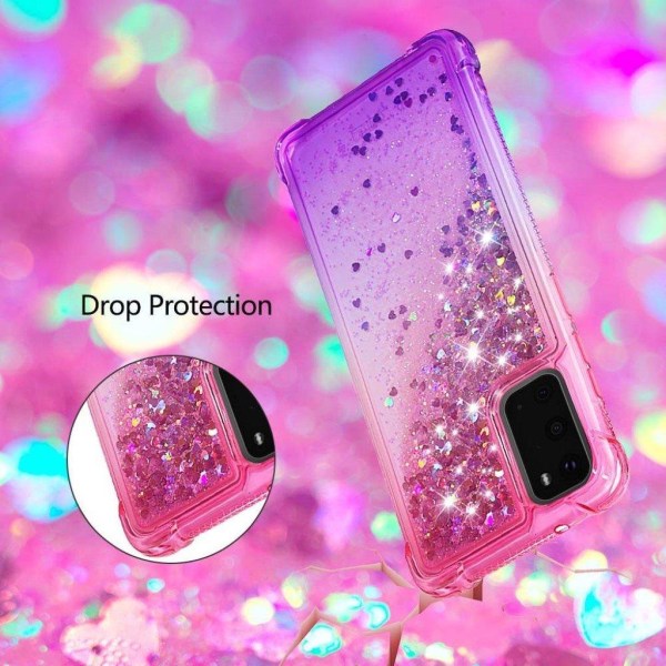 Princess Samsung Galaxy S20 kuoret - Ruusu / Violetti Purple