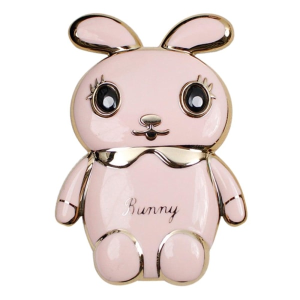 Universal electroplated cute rabbit phone kickstand - Pink Rosa