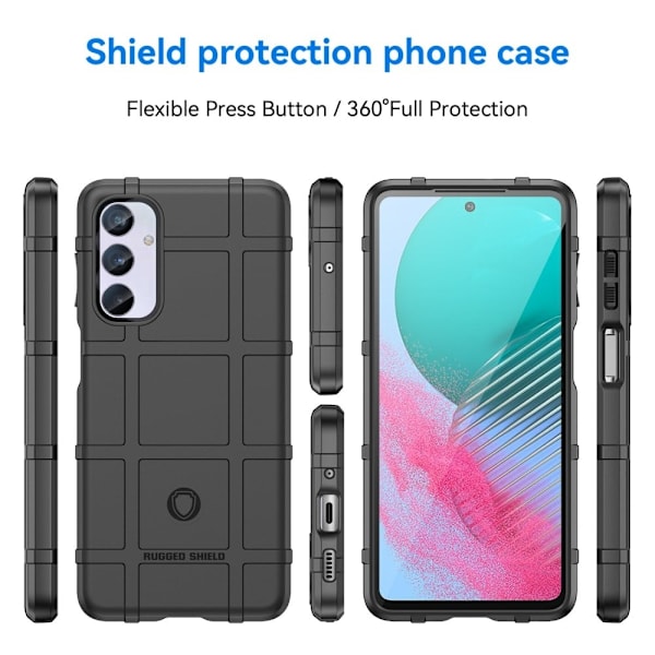 Rugged Shield Etui Samsung Galaxy F54 / M54 - Sort Black