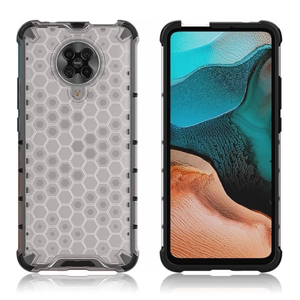 Bofink Honeycomb Xiaomi Redmi K30 Pro / Poco F2 deksel - Hvit White