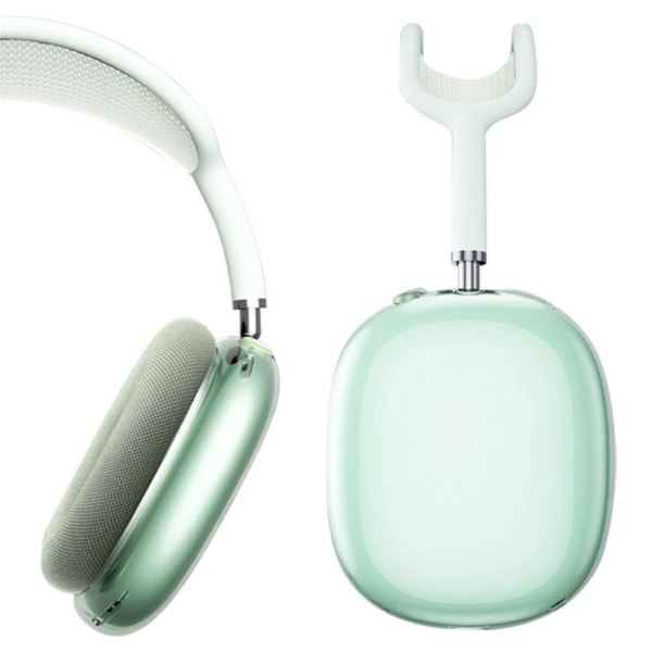 Airpods Max headphone protective case - Transparent Purple Grön