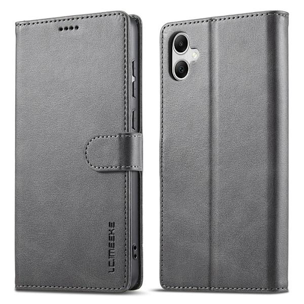 LC.IMEEKE Samsung Galaxy A05 flip etui - Sølv/Grå Silver grey