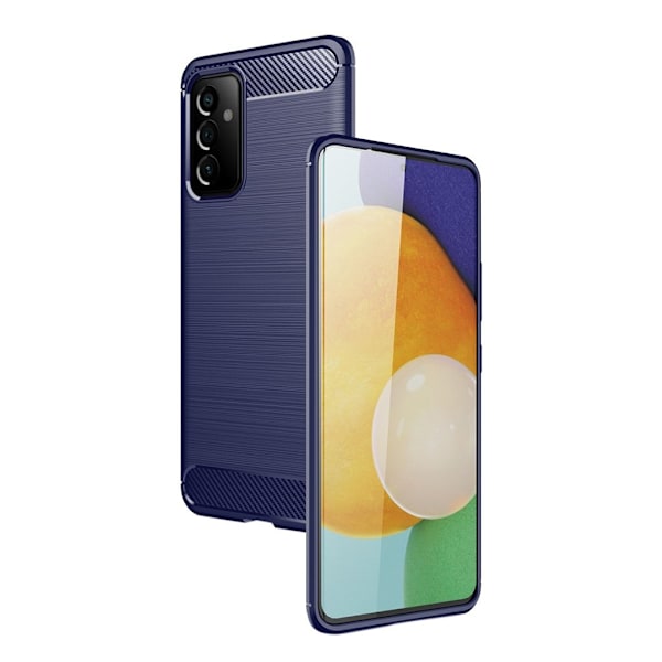 Carbon Flex Etui Samsung Galaxy A82 5G - Blå Blue