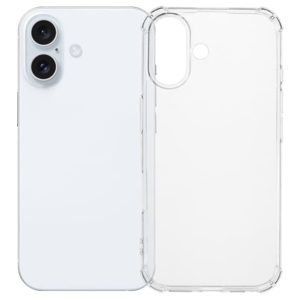 Ultratynt gjennomsiktig deksel for iPhone 16 Transparent