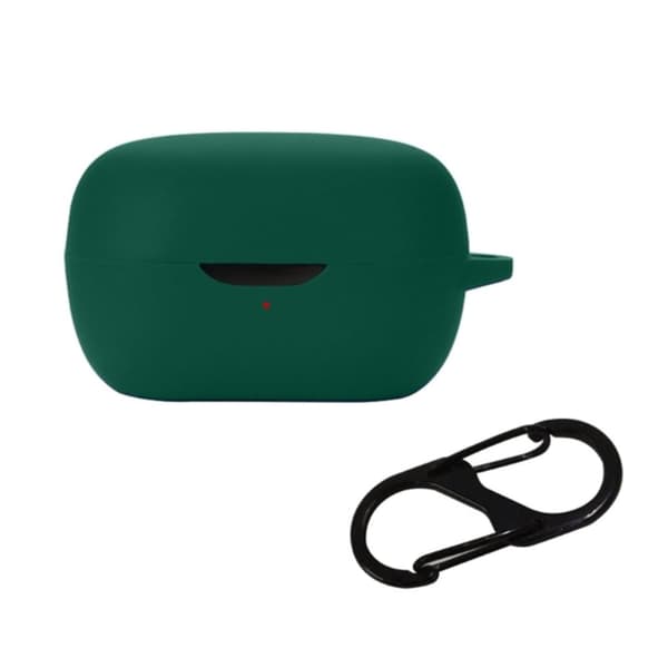 Oraimo Airbuds 2 silikoneetui med spænde - Sortliggrøn Green