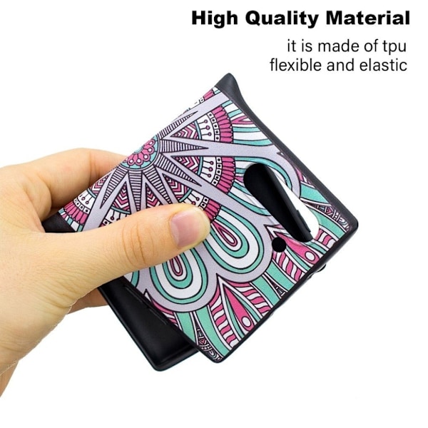 Imagine Samsung Galax Note 10 deksel - Symetrisk mønster Multicolor