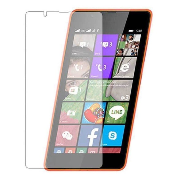 Microsoft Lumia 540 Hærdet Glas Transparent