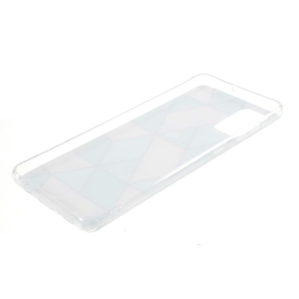 Marble Samsung Galaxy A71 Etui - Grønn / Hvit White