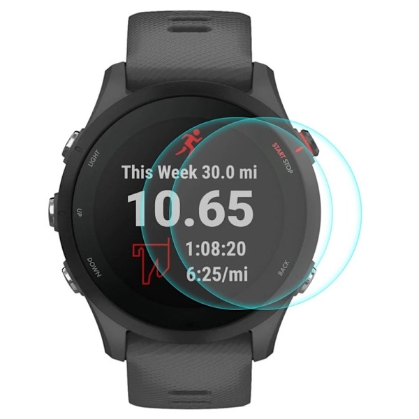 2 stk ENKAY Garmin Forerunner 255 skærmbeskytter i aluminiumsglas Transparent
