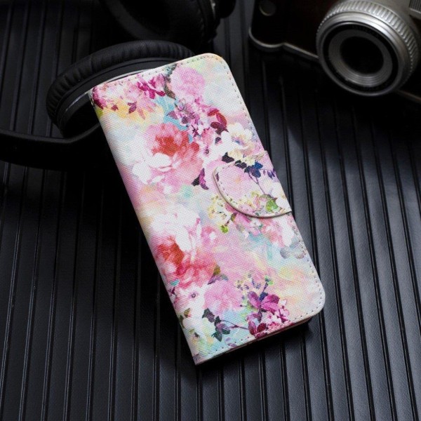Wonderland Samsung Galaxy Note 20 Flip Etui - Livlige Blomster Multicolor