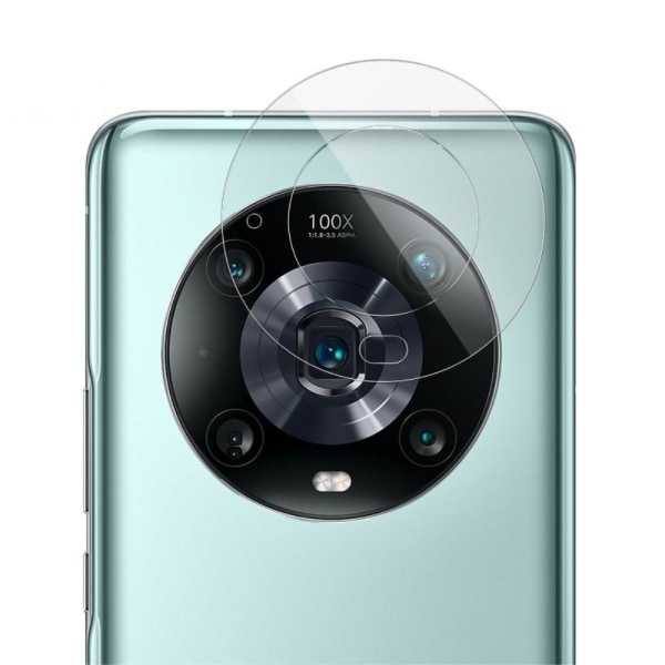 2Pcs IMAK Honor Magic4 Pro tempered glass camera lens protector Transparent
