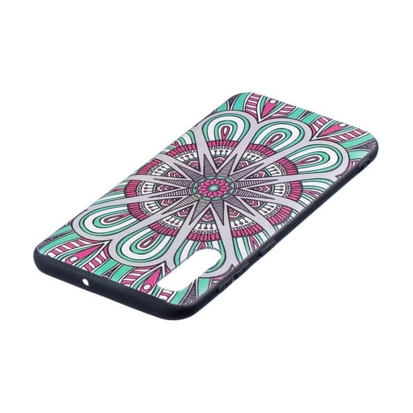 Samsung Galaxy A50 grave deksel - Abstrakte blomster Multicolor