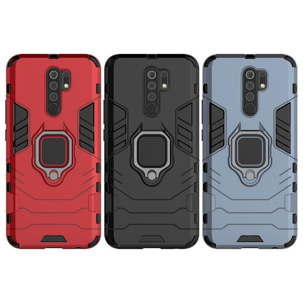 Ring Guard etui - Xiaomi Redmi 9 - Sort Black