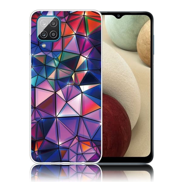 Deco Samsung Galaxy A12 5G kotelot - Kolmio Multicolor