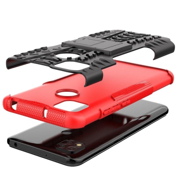 Offroad Xiaomi Redmi 9C skal - Röd Röd