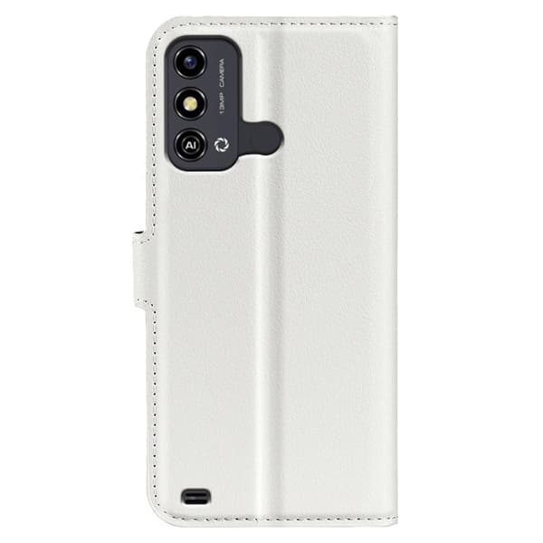 Classic ZTE Blade A53 Flip Fodral - Vit Vit