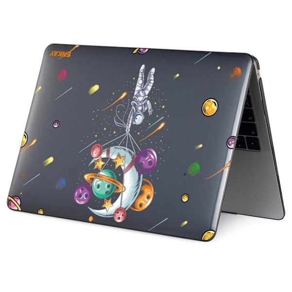 HAT PRINCE MacBook Pro 14 M1 / M1 Max (A2442, 2021) rymdmänniska mönster stilskydd - Ballonger multifärg