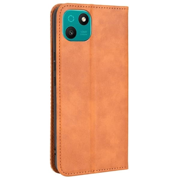 Bofink Vintage Wiko T10 Læder Etui - Brun Brown